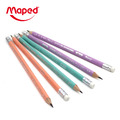 【法國Maped】櫻花學園系列-三角鉛筆附橡擦(HB)12入_1 【法國Maped】櫻花學園系列-三角鉛筆附橡擦(HB)12入_1