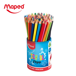 【法國Maped】學用桶裝色鉛筆(12色)72入 【法國Maped】學用桶裝色鉛筆(12色)72入