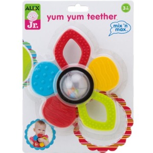 ★絕版品【美國ALEX】淘氣麥斯系列-花朵固齒玩具 ★絕版品【美國ALEX】淘氣麥斯系列-花朵固齒玩具