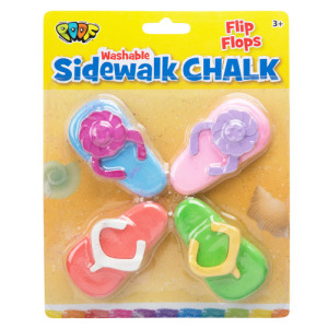 ★絕版品出清【美國POOF】戶外塗鴉粉筆-人字拖 ★絕版品出清【美國POOF】戶外塗鴉粉筆-人字拖