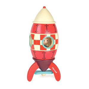 ★福利品【法國Janod】磁性拼裝積木-火箭(大) ★福利品【法國Janod】磁性拼裝積木-火箭(大)