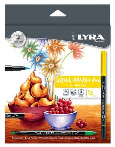 ★絕版品出清【德國LYRA】Aqua Duo雙頭藝術筆12色 ★絕版品出清【德國LYRA】Aqua Duo雙頭藝術筆12色