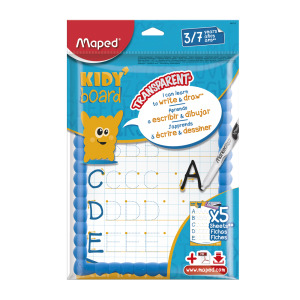 【法國Maped】抗斷裂透明書寫板(內含擦拭布、白板筆X1) 【法國Maped】抗斷裂透明書寫板(內含擦拭布、白板筆X1)