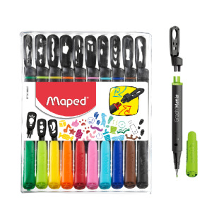 【法國Maped】Graph'Peps 0.4細字圖像簽字筆10色 【法國Maped】Graph'Peps 0.4細字圖像簽字筆10色
