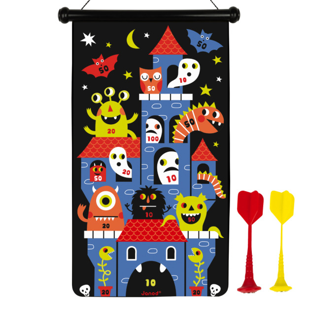 X雙12最終殺【法國Janod】磁性趣味標靶-怪物城堡 X雙12最終殺【法國Janod】磁性趣味標靶-怪物城堡