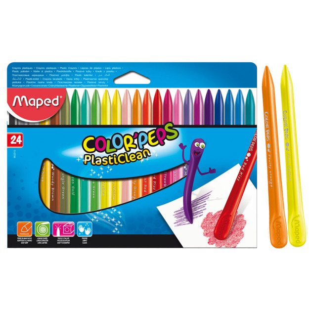 2026 Sol老師【法國Maped】不沾手三角蠟筆24色 2026 Sol老師【法國Maped】不沾手三角蠟筆24色