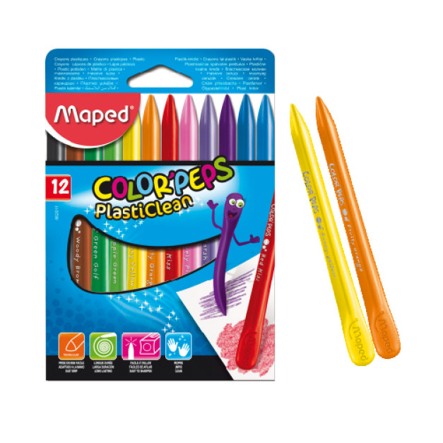 2026 Sol老師【法國Maped】不沾手三角蠟筆12色 2026 Sol老師【法國Maped】不沾手三角蠟筆12色