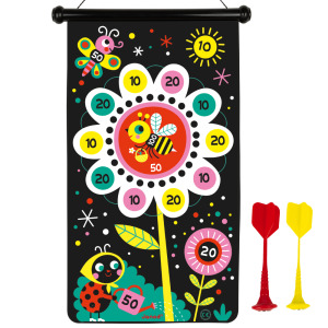 X雙12最終殺【法國Janod】磁性趣味標靶-花花世界 X雙12最終殺【法國Janod】磁性趣味標靶-花花世界