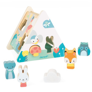 【法國Janod】寶寶異想世界-森林形狀屋 【法國Janod】寶寶異想世界-森林形狀屋