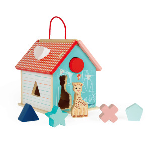 ★福利品【法國Janod】蘇菲的世界-我的形狀屋 ★福利品【法國Janod】蘇菲的世界-我的形狀屋