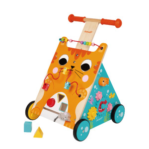 ★福利品【法國Janod】平衡學步系列-多功能咪咪學步車 (瑕疵) ★福利品【法國Janod】平衡學步系列-多功能咪咪學步車 (瑕疵)