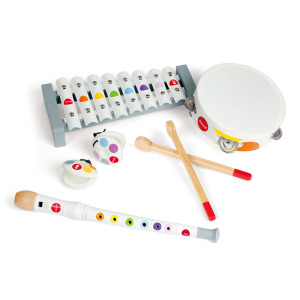 【法國Janod】音樂好好玩-樂器四件組 【法國Janod】音樂好好玩-樂器四件組