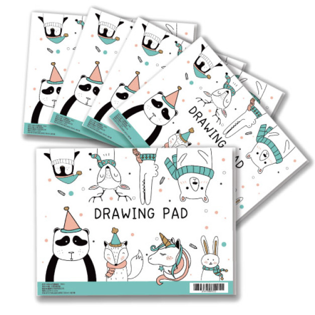 *2025魚寶魚媽【童趣】台灣製造30頁圖畫紙(5本入) *2025魚寶魚媽【童趣】台灣製造30頁圖畫紙(5本入)