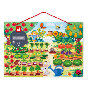 【法國Janod】 磁鐵遊戲板-花園農場 【法國Janod】 磁鐵遊戲板-花園農場