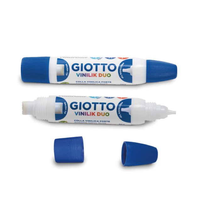 2026QQmei【義大利 GIOTTO】精準雙頭白膠(無背卡)(2入) 2026QQmei【義大利 GIOTTO】精準雙頭白膠(無背卡)(2入)