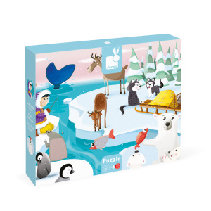 【法國Janod】幼兒觸覺拼圖-極地20pcs 【法國Janod】幼兒觸覺拼圖-極地20pcs