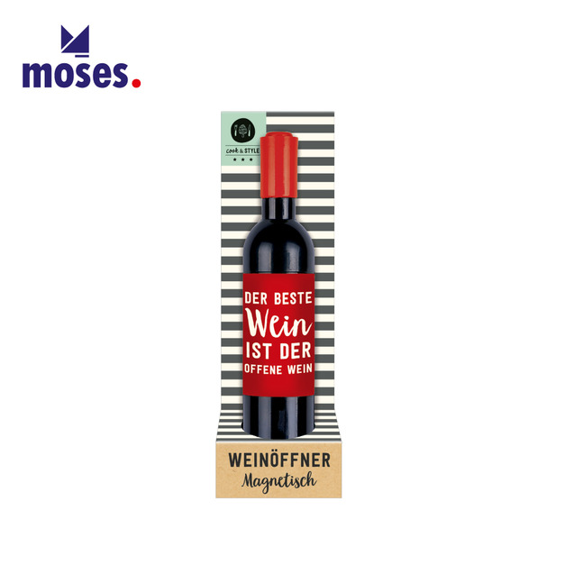【德國Moses】廚師風-隨身紅酒開瓶器(三色可選)