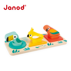【法國Janod】雨林大冒險-大嘴鳥形色辨認 【法國Janod】雨林大冒險-大嘴鳥形色辨認