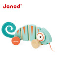 【法國Janod】雨林大冒險-變色龍轉轉手拉車_1 【法國Janod】雨林大冒險-變色龍轉轉手拉車_1