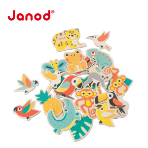 【法國Janod】雨林大冒險-動物遊戲磁貼 【法國Janod】雨林大冒險-動物遊戲磁貼