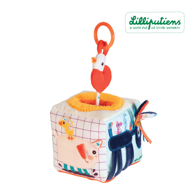 ★福利品【比利時Lilliputiens】感統方塊-農場的一天(展示品)(袋裝) ★福利品【比利時Lilliputiens】感統方塊-農場的一天(展示品)(袋裝)