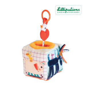 ★福利品【比利時Lilliputiens】感統方塊-農場的一天(展示品)(袋裝) ★福利品【比利時Lilliputiens】感統方塊-農場的一天(展示品)(袋裝)