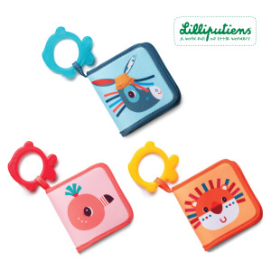 【比利時Lilliputiens】固齒洗澡書(三款可選) 【比利時Lilliputiens】固齒洗澡書(三款可選)