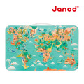 【法國Janod】磁性木質拼圖-恐龍地圖50pcs_1 【法國Janod】磁性木質拼圖-恐龍地圖50pcs_1