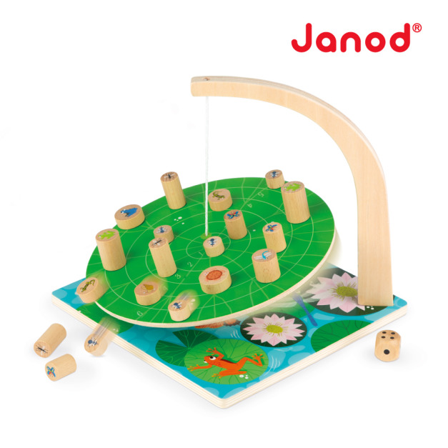 泡波媽【法國Janod】趣味桌遊-搖擺荷葉 泡波媽【法國Janod】趣味桌遊-搖擺荷葉