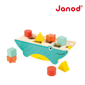 【法國Janod】雨林大冒險-大嘴鱷魚玩形狀 【法國Janod】雨林大冒險-大嘴鱷魚玩形狀