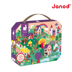 【法國Janod】厚片拼圖-童話故事找一找24pcs 【法國Janod】厚片拼圖-童話故事找一找24pcs