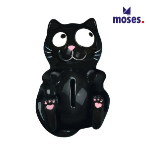 ★福利品【德國Moses】黑貓艾德-發財存錢筒(瑕疵) ★福利品【德國Moses】黑貓艾德-發財存錢筒(瑕疵)
