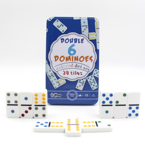 ★福利品-經典益智桌遊-骨牌接龍-雙6點(盒損) ★福利品-經典益智桌遊-骨牌接龍-雙6點(盒損)