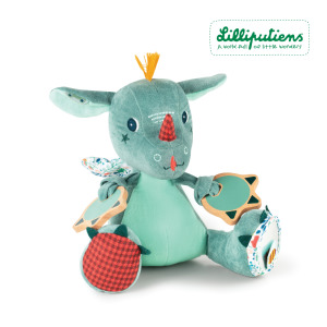 【比利時Lilliputiens】寶寶互動玩偶-小飛龍喬 【比利時Lilliputiens】寶寶互動玩偶-小飛龍喬