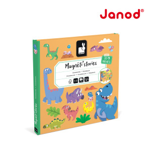 【法國Janod】磁鐵故事書-小恐龍歷險記 【法國Janod】磁鐵故事書-小恐龍歷險記