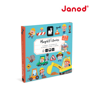 【法國Janod】磁鐵故事書-小建築師 【法國Janod】磁鐵故事書-小建築師