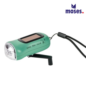 【德國Moses】旅行癖-手搖式太陽能手電筒 【德國Moses】旅行癖-手搖式太陽能手電筒