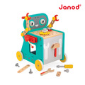 ★福利品【法國Janod】小木匠創意玩-機器人手推車(盒損) ★福利品【法國Janod】小木匠創意玩-機器人手推車(盒損)