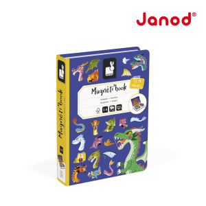【法國Janod】磁鐵遊戲書-噴火龍 【法國Janod】磁鐵遊戲書-噴火龍