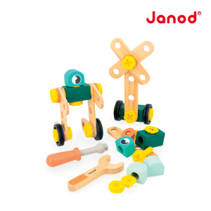 【法國Janod】小木匠創意玩-工具總匯50pcs 【法國Janod】小木匠創意玩-工具總匯50pcs