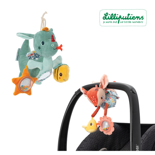 【比利時Lilliputiens】汽座玩具(兩款可選)