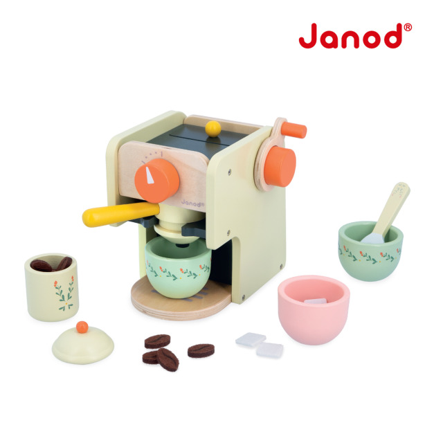★福利品【法國Janod】義式咖啡機(盒損) ★福利品【法國Janod】義式咖啡機(盒損)