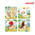 【法國Janod】4合1拼圖-動物寶寶_1 【法國Janod】4合1拼圖-動物寶寶_1