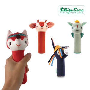 【比利時Lilliputiens】有機棉手抓棒(多款可選) 【比利時Lilliputiens】有機棉手抓棒(多款可選)