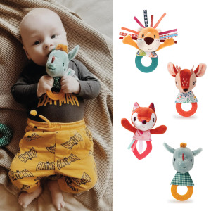 【比利時Lilliputiens】搖搖固齒玩具(多款可選) 【比利時Lilliputiens】搖搖固齒玩具(多款可選)