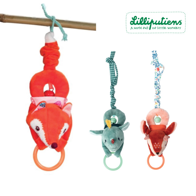 ★福利品【比利時Lilliputiens】床掛手搖鈴(瑕疵) ★福利品【比利時Lilliputiens】床掛手搖鈴(瑕疵)