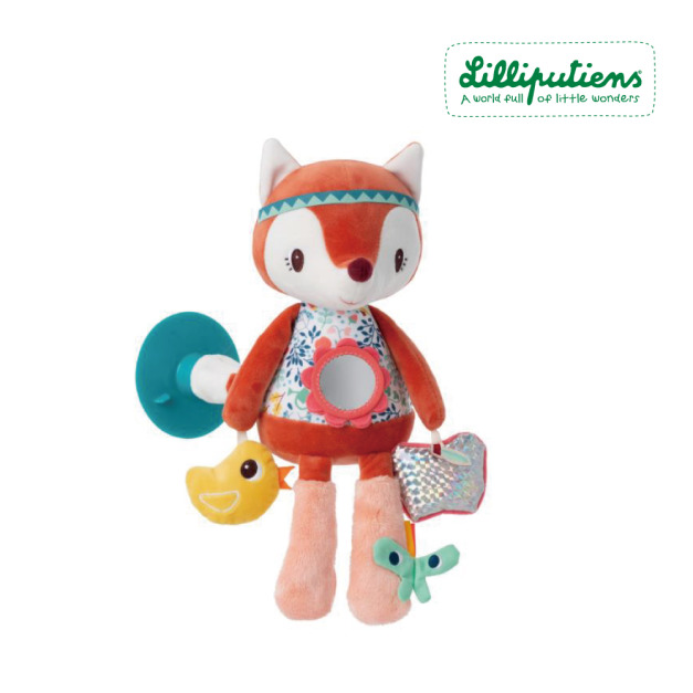 ★福利品【比利時Lilliputiens】車窗吸盤玩具-愛麗絲小狐(新品瑕疵) ★福利品【比利時Lilliputiens】車窗吸盤玩具-愛麗絲小狐(新品瑕疵)
