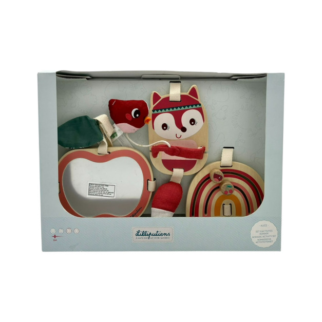 ★福利品【比利時Lilliputiens】嬰兒床玩具三件組(國外樣品,僅只一件) ★福利品【比利時Lilliputiens】嬰兒床玩具三件組(國外樣品,僅只一件)