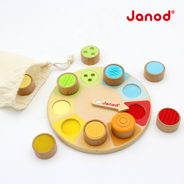 【法國Janod】認知學習-觸覺記憶輪盤 【法國Janod】認知學習-觸覺記憶輪盤
