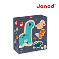 ★福利品【法國Janod】恐龍夢公園-我會拼圖(盒損)_1 ★福利品【法國Janod】恐龍夢公園-我會拼圖(盒損)_1